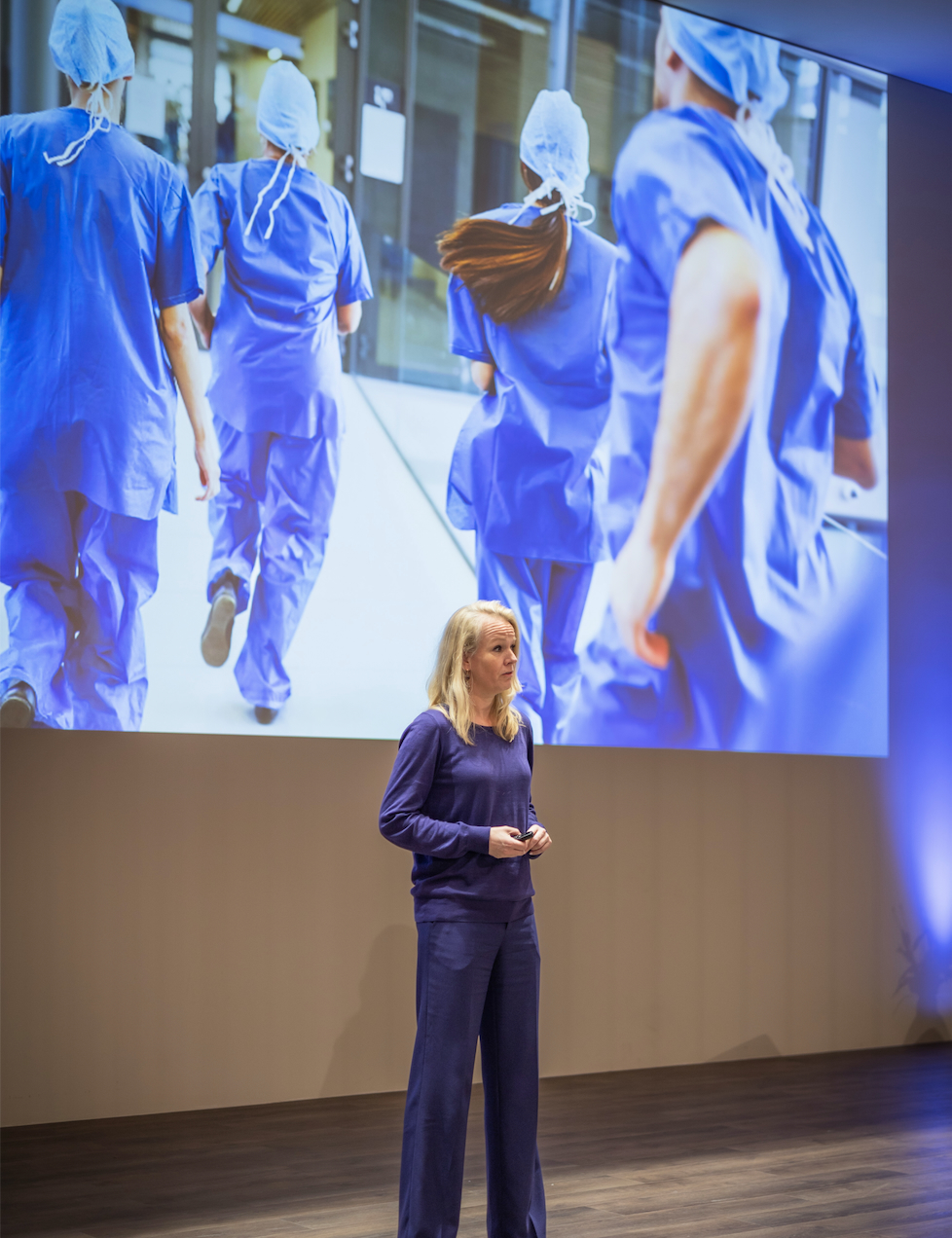 Miriam op het podium